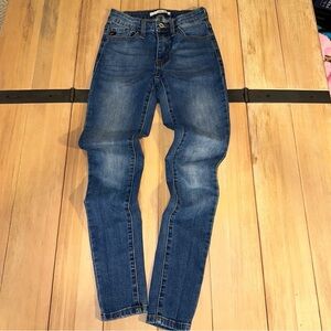 Kancan 0 / 23 Skinny Jeans Stretch Flattering Classic Blue Denim Women's Jeans
